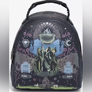 Loungefly Disney Hocus Pocus Sanderson Sisters Graveyard Mini Backpack